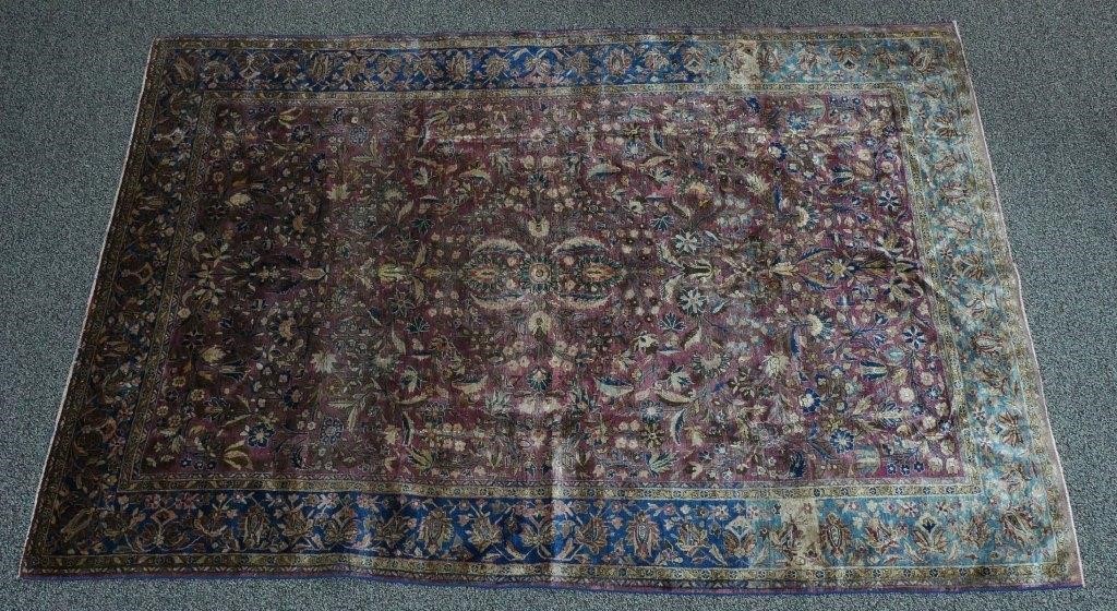 Appraisal: SILK PERSIAN RUG X Silk or silk blend Persian rug