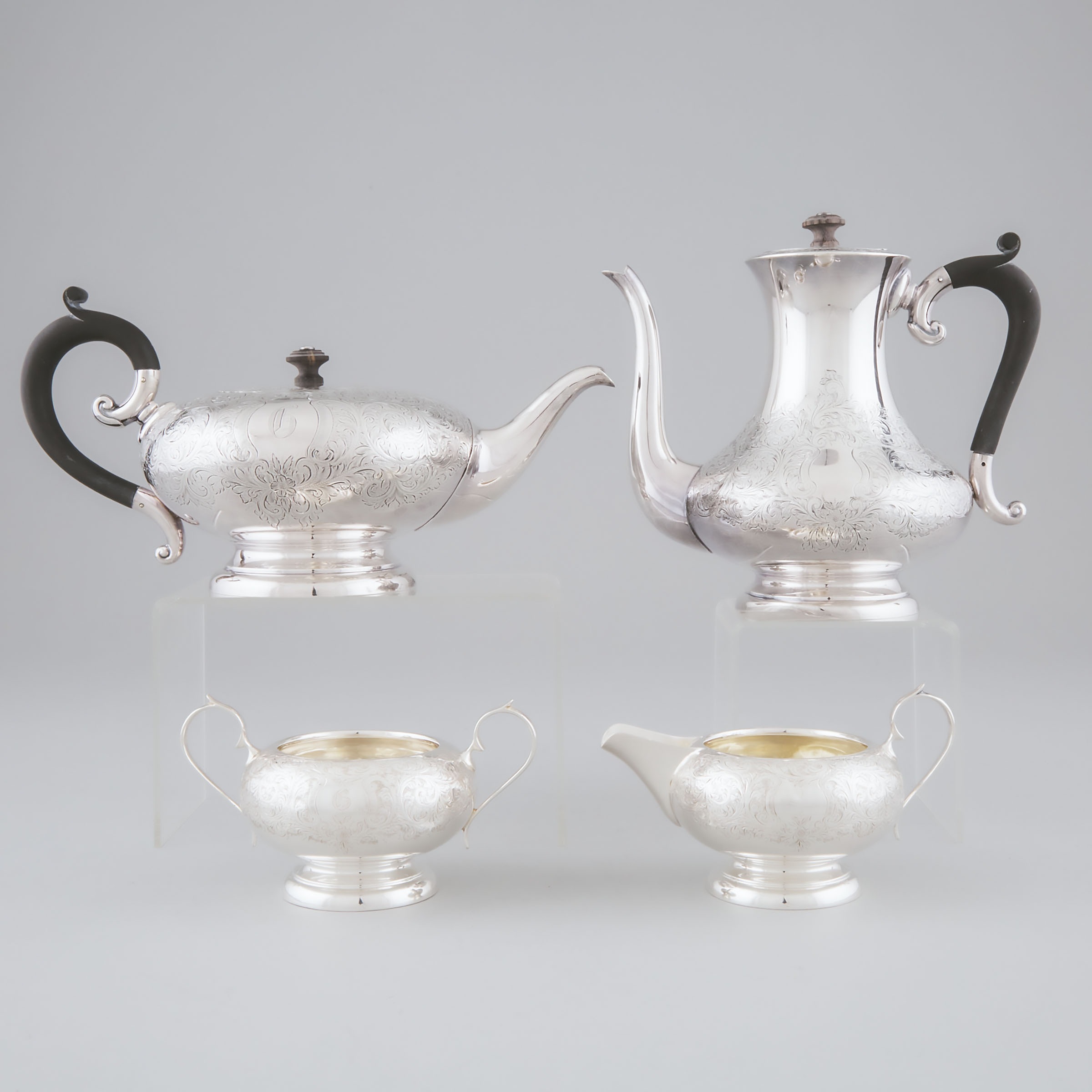 Appraisal: English Silver Tea and Coffee Service Charles S Green Co