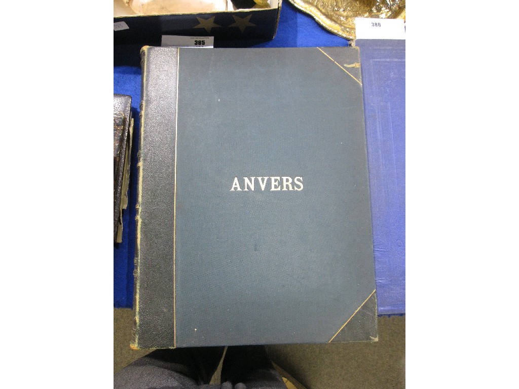 Appraisal: Album of architectural views of Anvers France