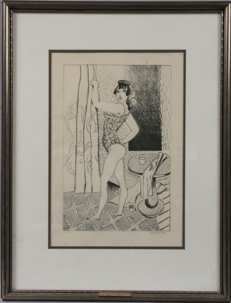 Appraisal: Walt Kuhn - Mirabell lithograph x x framed signed LL