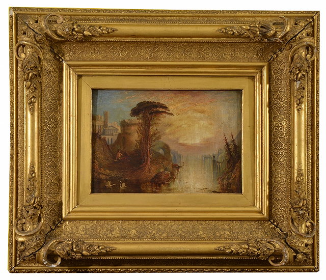 Appraisal: FOLLOWER OF J M W TURNERA classical Venetian landscape at