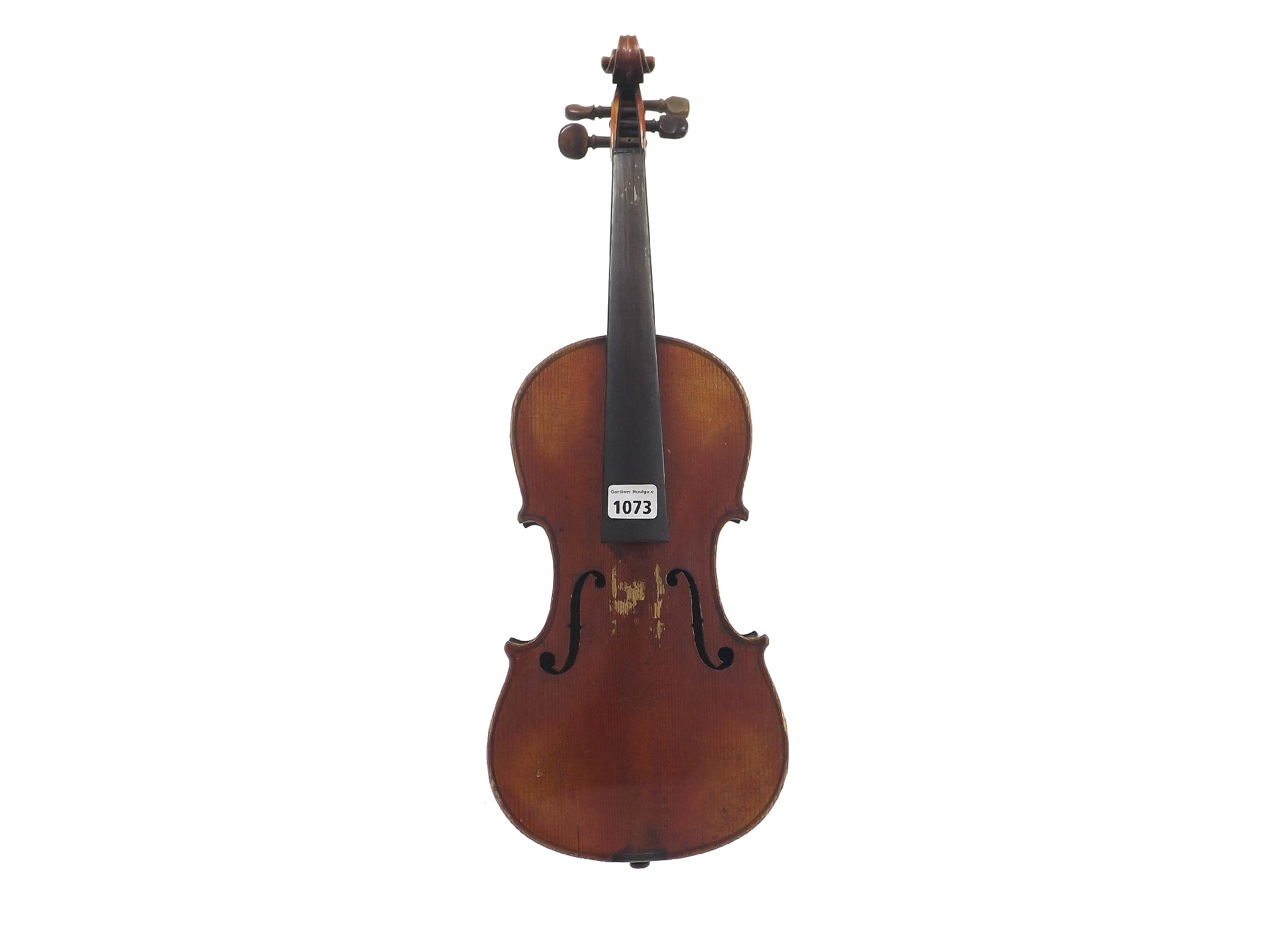 Appraisal: Scottish violin labelled Campbell Co Trongate Glasgow cm