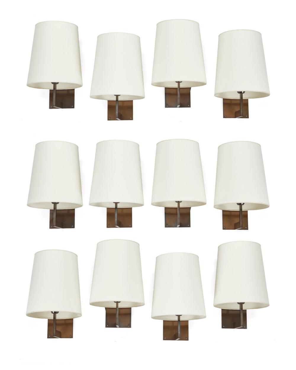 Appraisal: A set of Christian Liaigre Greco sconces st Century Each