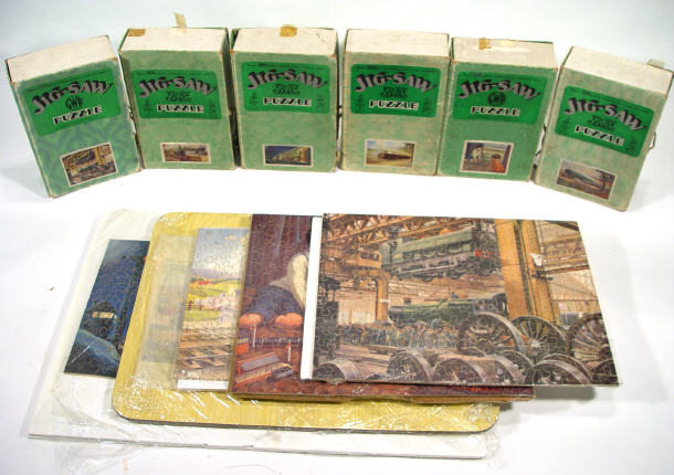 Appraisal: Six complete and boxed Great Western Railway jigsaw puzzles each