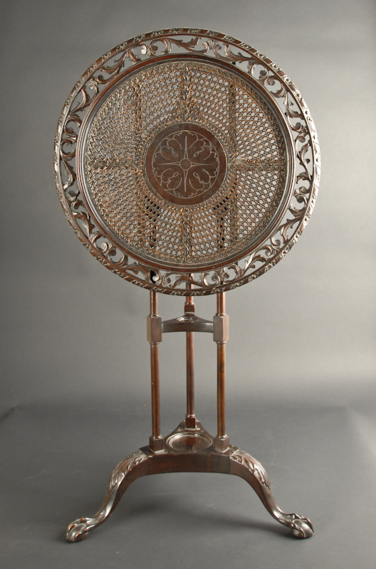 Appraisal: An Unusual th C Chinese Export Tilt-top Table the top