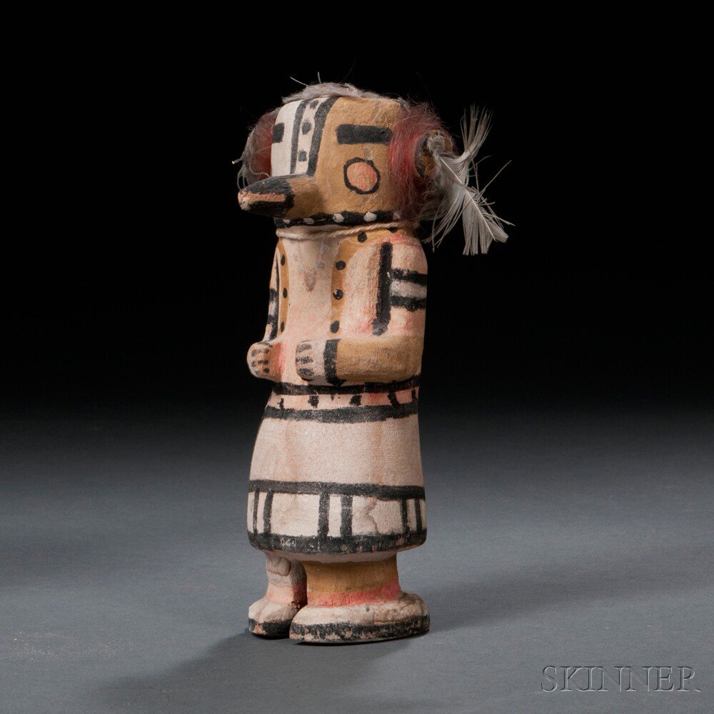 Appraisal: Hopi Polychrome Carved Wood Kachina attributed to Wilson Tawaquaptewa ht