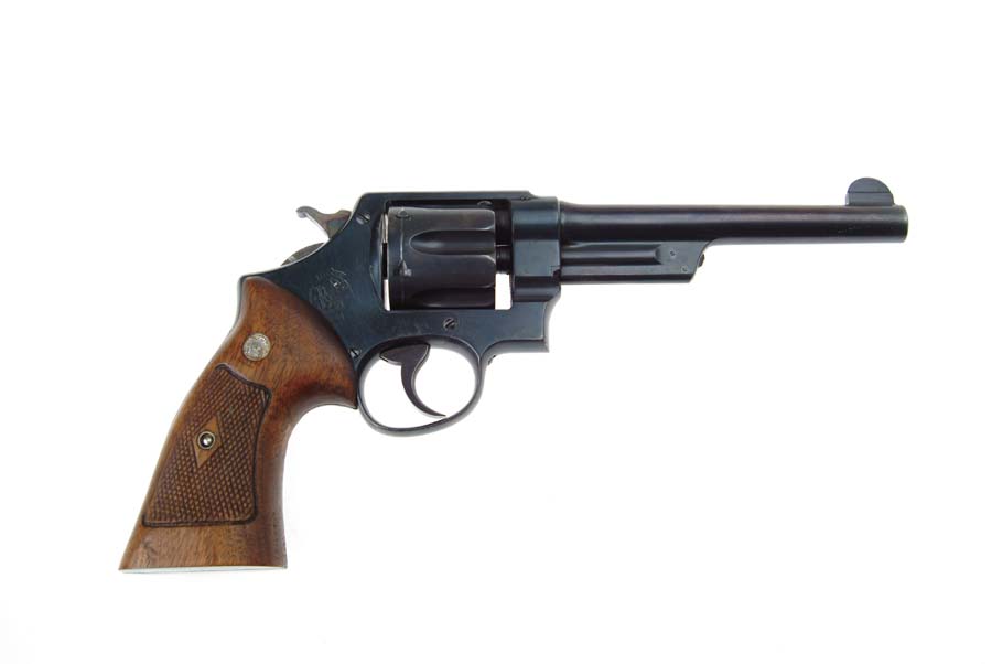 Appraisal: SMITH WESSON TRIPLE LOCK DA REVOLVER Cal Russian SN Blued