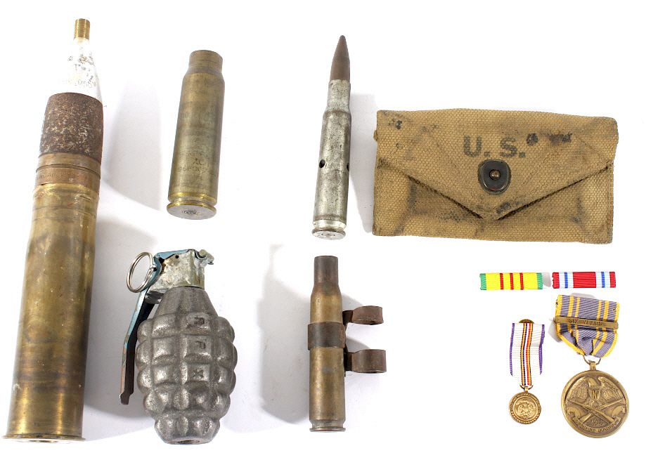 Appraisal: th Century US Military Awards and Paraphernalia Featured in this