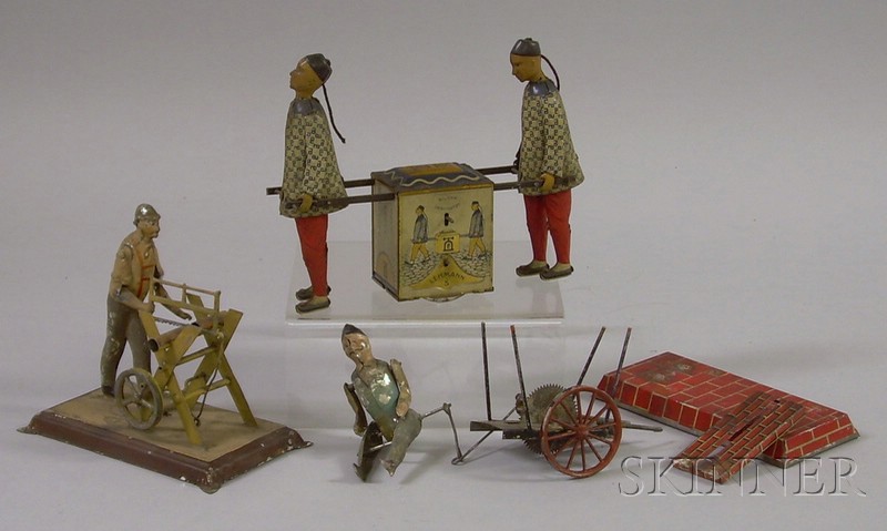 Appraisal: Lehmann Kadi German Wind-up Toy and Two Other Early Tin