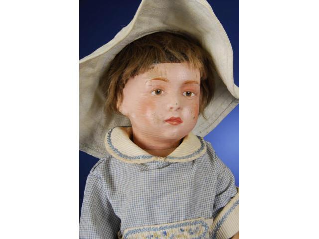 Appraisal: Schoenhut Pouty Child with Stand America ca carved wood head