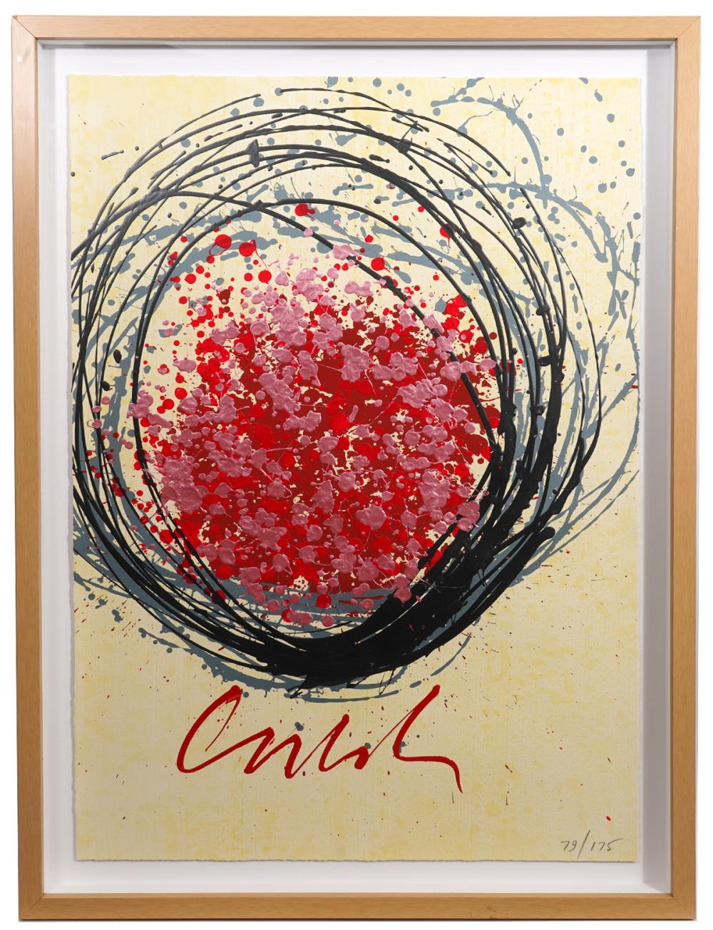 Appraisal: DALE CHIHULY 'FREE FLOAT' LITHOGRAPH ON PAPERDale Chihuly American Born