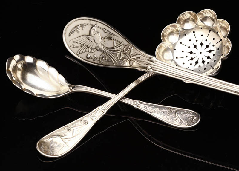 Appraisal: Tiffany Co sterling Japanese flatware service Tiffany Co sterling Japanese