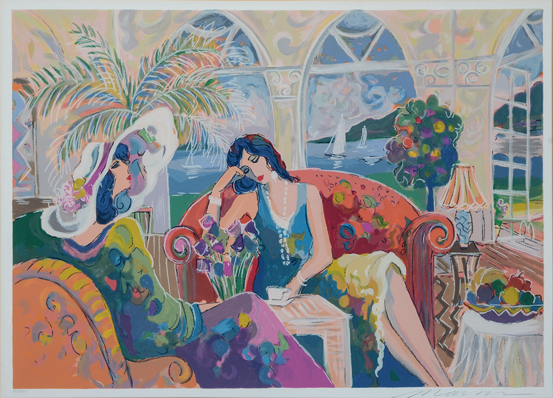 Appraisal: MAIMON Isaac Israeli - Montego Bay Serigraph '' x ''