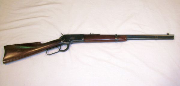 Appraisal: Winchester Model Saddle Ring Carbine - W C F round