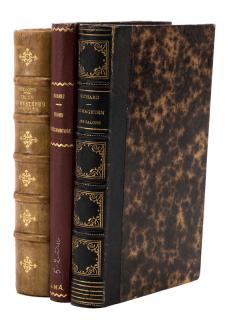 Appraisal: Miscellaneous French Antiquarian Three Volumes on Parlor and Stage Conjuring