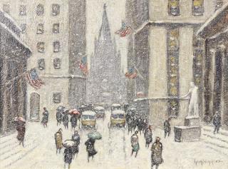 Appraisal: Painting Guy C Wiggins Guy Carleton Wiggins American - Wall