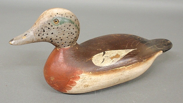 Appraisal: - Mason paint decorated Widgeon drake duck decoy standard grade