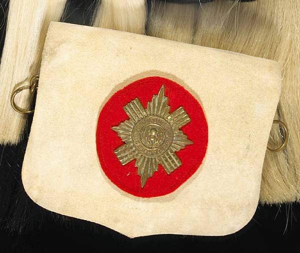 Appraisal: An other ranks cartridge pouch for the Scots Guards The