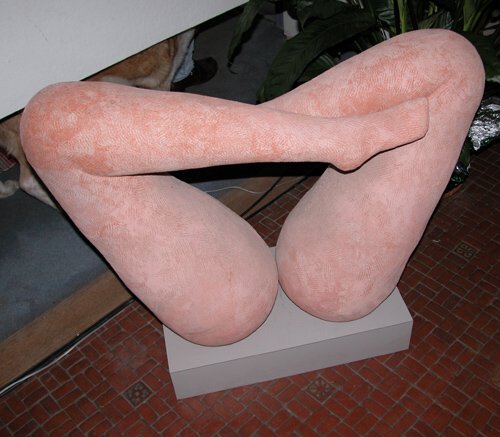 Appraisal: Legs Clay on Clay Caplan Jerry x x inches With