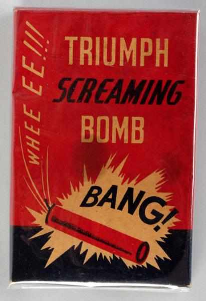 Appraisal: Triumph Screaming Bomb Salute Firecrackers Class Manufactured by Triumph Specialty