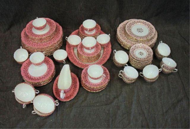 Appraisal: Coalport Lot of Minerva Porcelain Same pattern but sets of