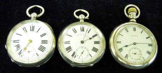 Appraisal: An open faced pocket watch by Kendal and Dent another