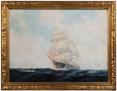 Appraisal: Frederick Leo Hunter New York - Clipper Ship Flying Cloud