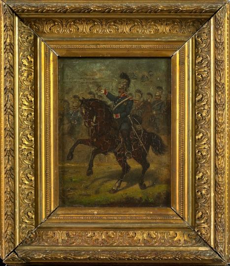 Appraisal: Attributed to Ivan E Hugentobler Swiss - Equestrian Bavarian Officer