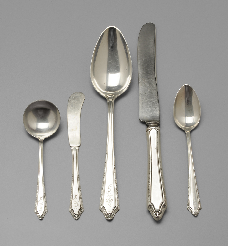 Appraisal: Towle Dorothy Manners Flatware American th century pieces monograms oz