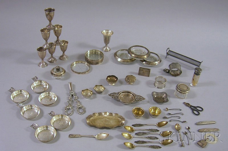 Appraisal: Twenty-nine Sterling Silver and Twenty-one Silver and Silver Plated Articles