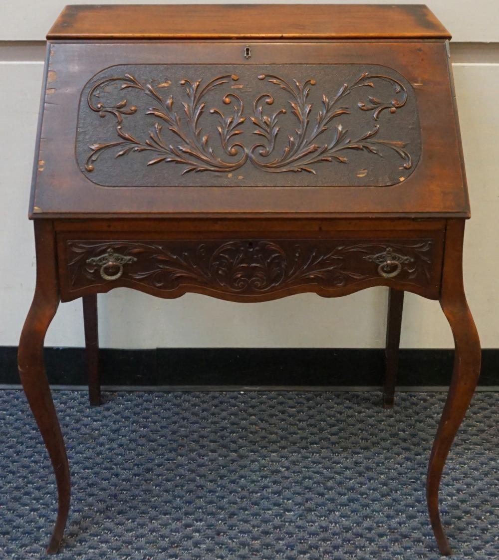 Appraisal: Victorian Style Stained Mahogany Slant Front Desk x x in