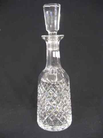 Appraisal: Waterford Cut Crystal Decanter '' tall signed excellent