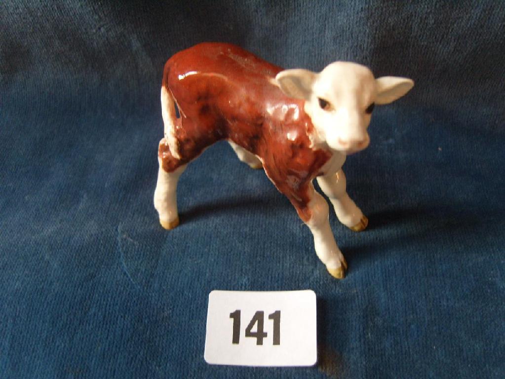 Appraisal: A Beswick model of a Hereford calf