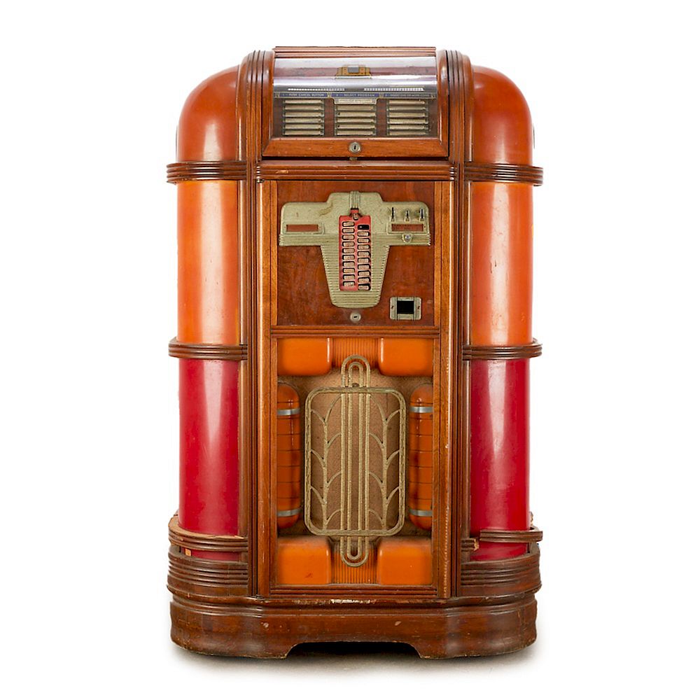 Appraisal: Rock-Ola Standard Luxury Lightup Jukebox Pre-war Rock-Ola Standard Luxury jukebox