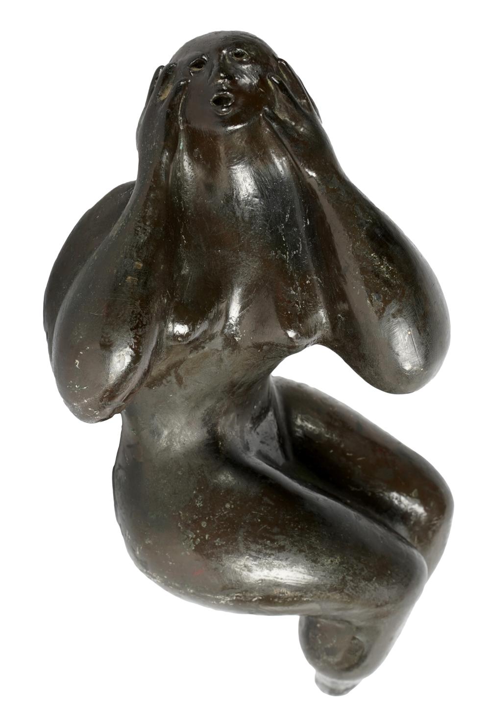 Appraisal: ERWIN BINDER - FEMALE FIGUREbronze signed and editioned AP to