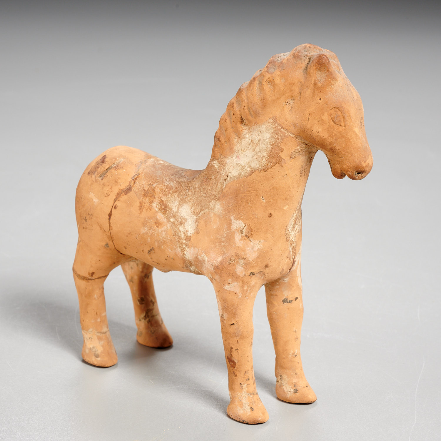 Appraisal: PARTHIAN TERRACOTTA HORSE EX-MATHIAS KOMOR c - BCE Ancient Iran