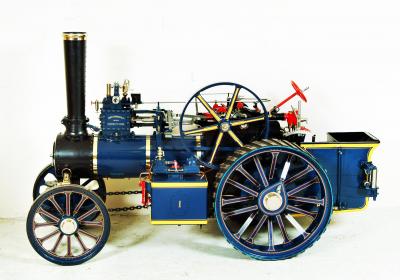 Appraisal: A SCALE FOWLER A SINGLE CYLINDER AGRICULTURAL TRACTION ENGINE single