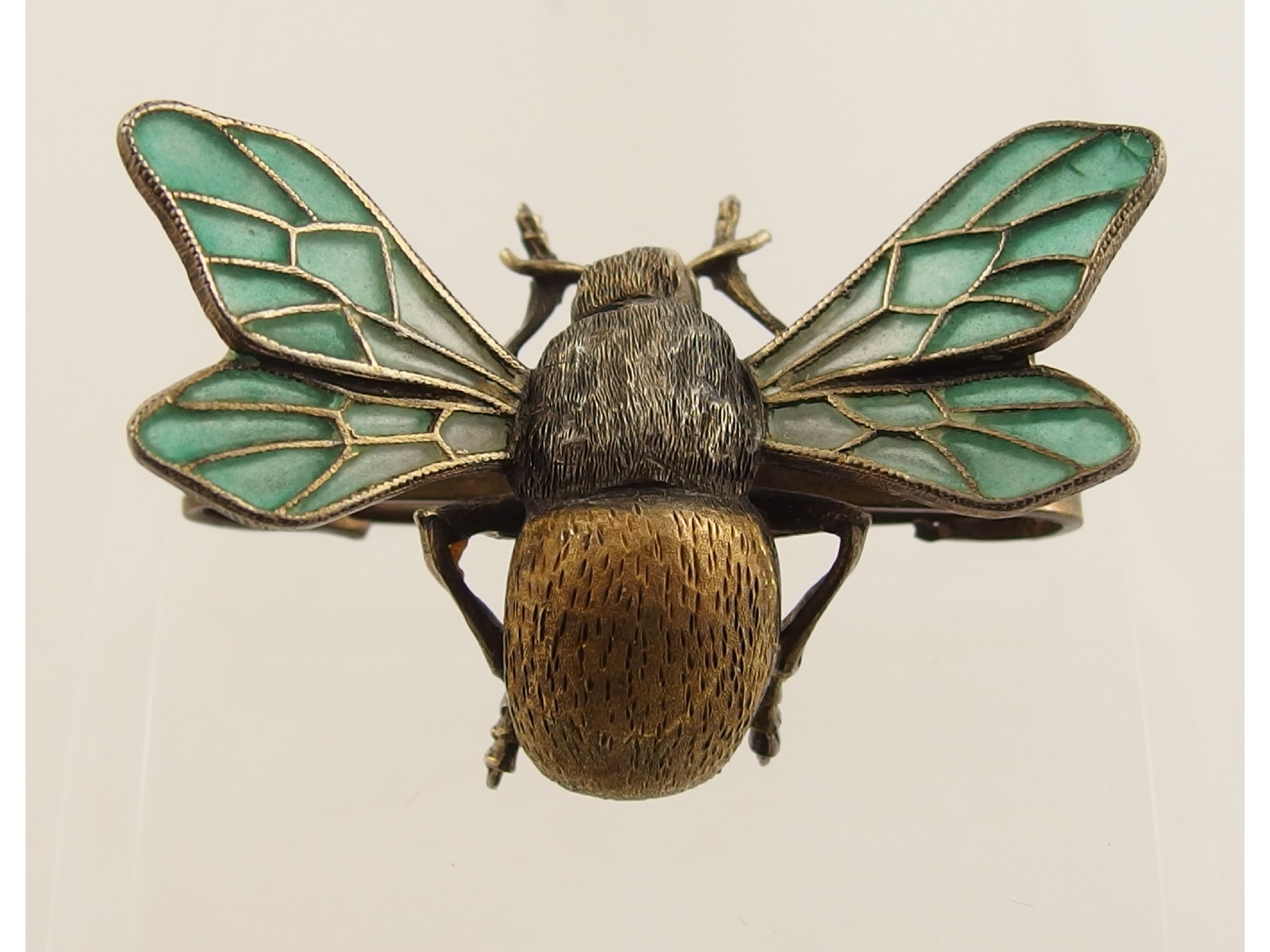 Appraisal: A German silver Art Nouveau bee brooch by Meyle Mayerwith