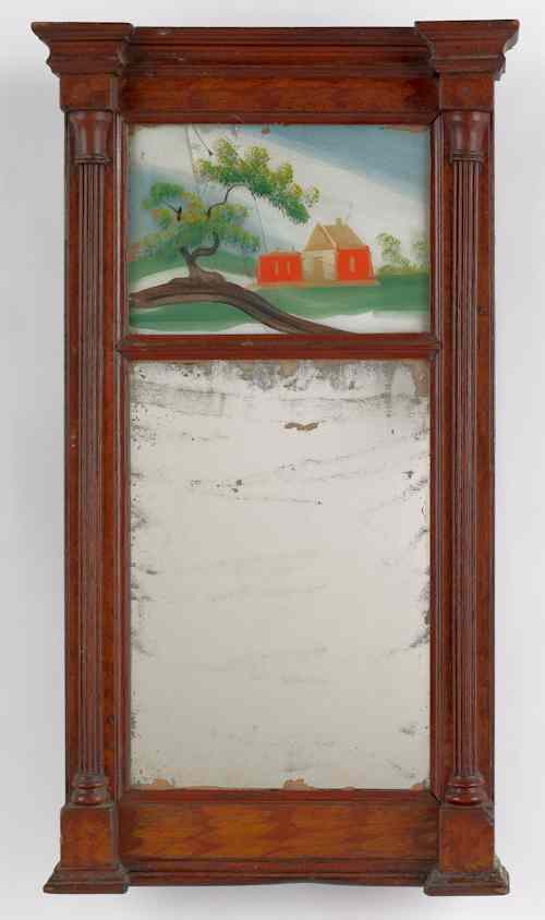 Appraisal: Federal painted mirror ca l w