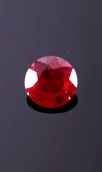 Appraisal: Mozambique Round ct Ruby Gemstone For your bidding pleasure is