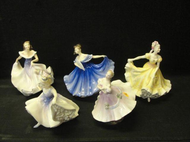 Appraisal: ROYAL DOULTON Figurines Dancing Ladies in Gowns Series HN HN