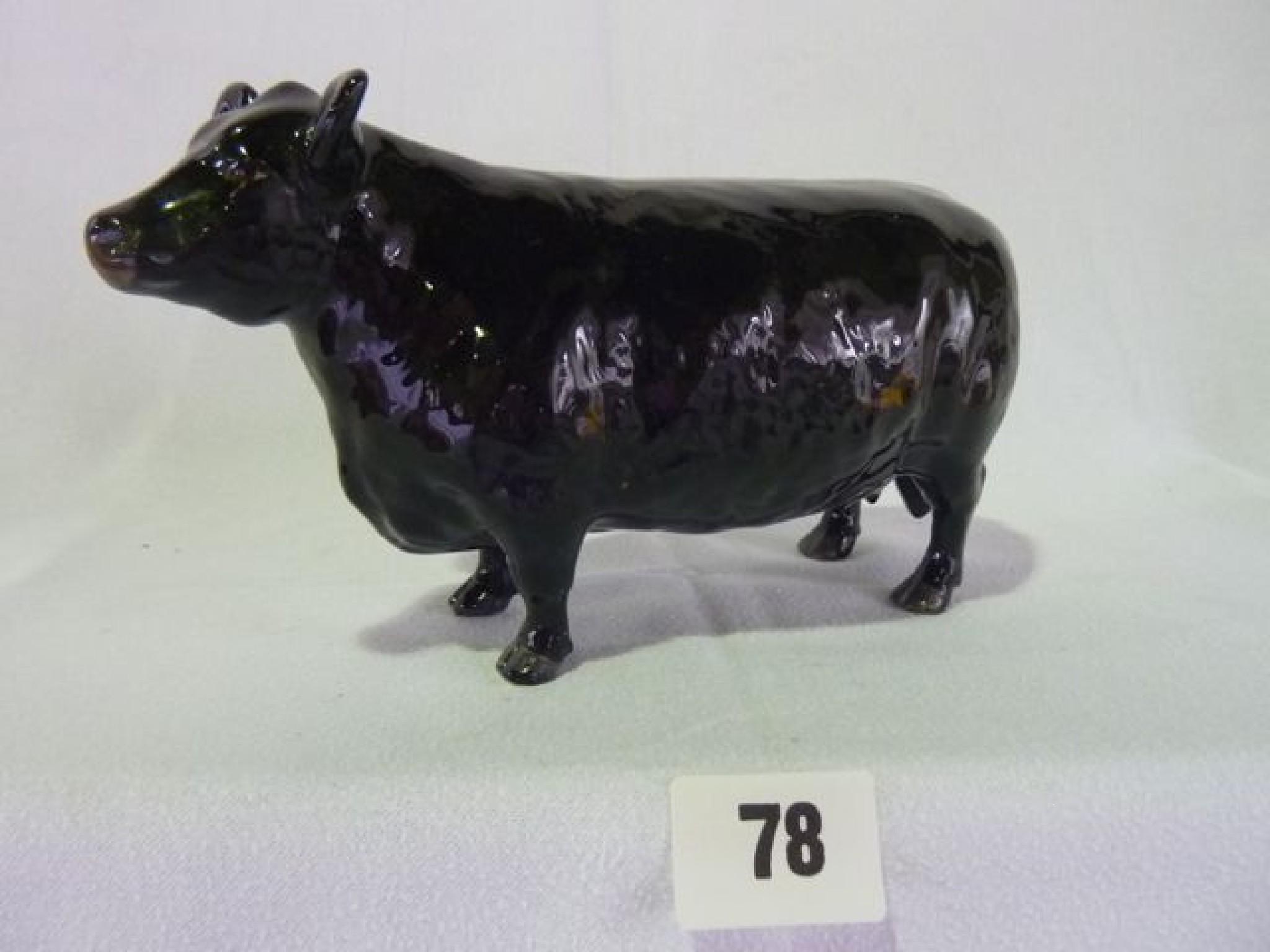 Appraisal: A Beswick Aberdeen Angus cow