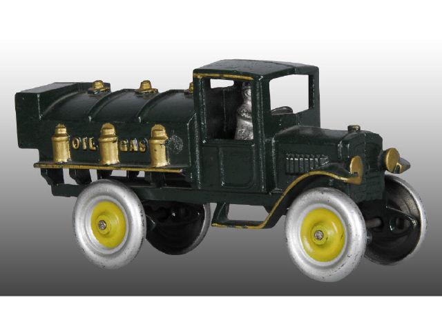 Appraisal: Cast Iron Kenton Oil Gas Truck Toy Description Painted dark