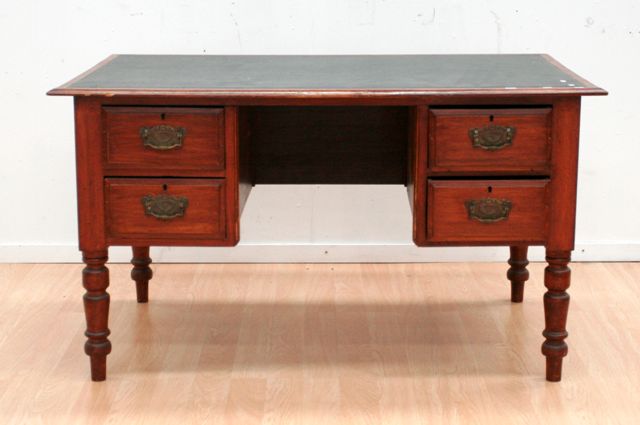 Appraisal: A th Century stained pine desk