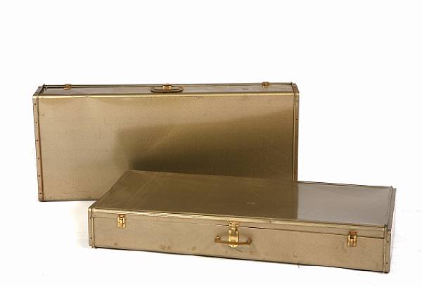 Appraisal: A Carol Channing group of vintage traveling trunks s Comprising