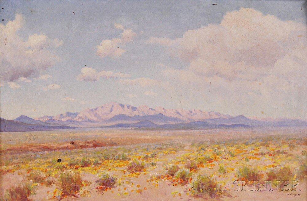 Appraisal: Frank Montague Moore American - California Desert Signed F M