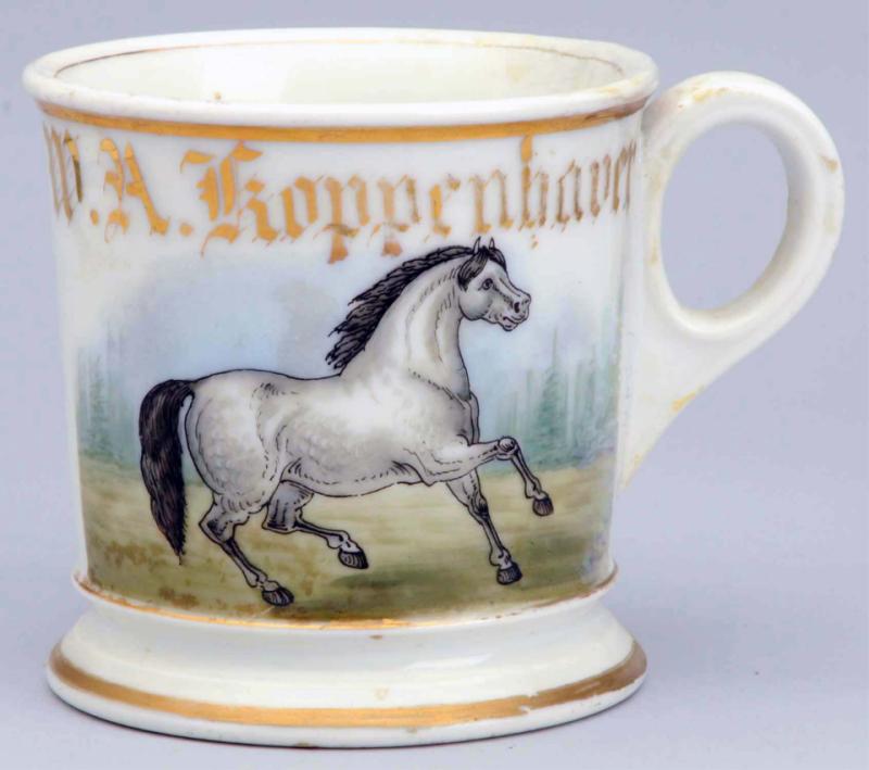 Appraisal: Has W A Koppenhauer in gold gilt Mug is stamped