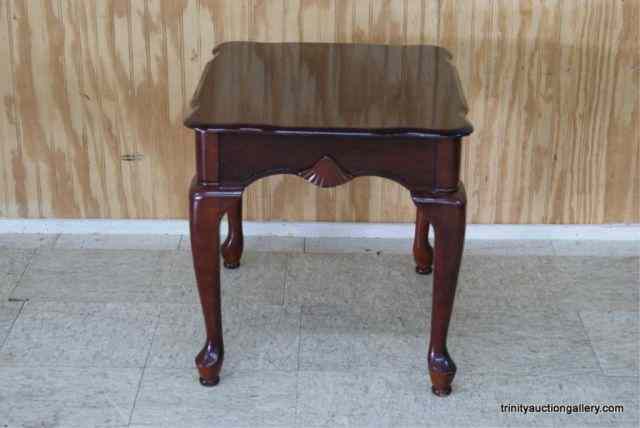 Appraisal: Dark Mahogany Sofa Side - End TableIn very good condition