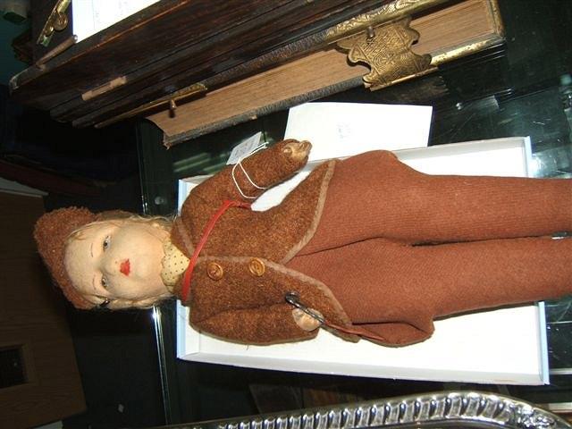 Appraisal: An early th Century Chad Valley felt doll in the