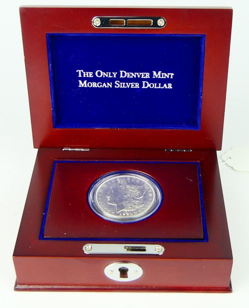 Appraisal: RARE DENVER MINT MORGAN SILVER DOLLAR CASE In a presentation